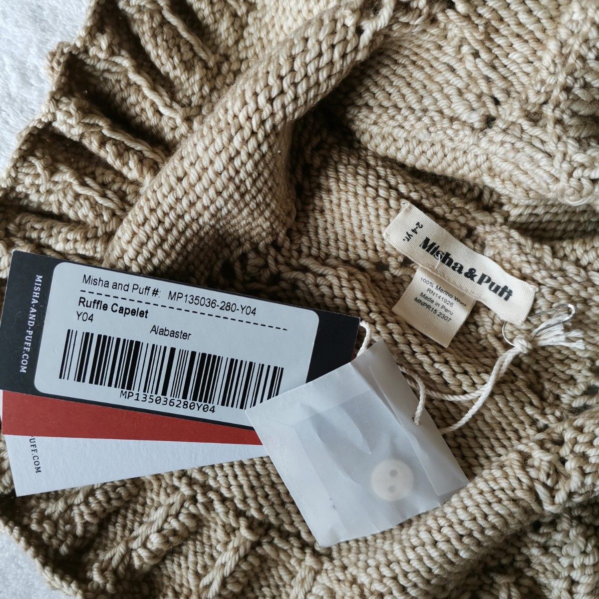 新品 2-4y Misha & Puff Capelet Alabaster｜Yahoo!フリマ（旧PayPay