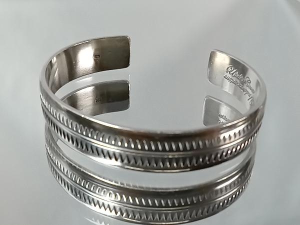 UNDERCOVER undercover GIZ pattern bangle silver 925 gross weight