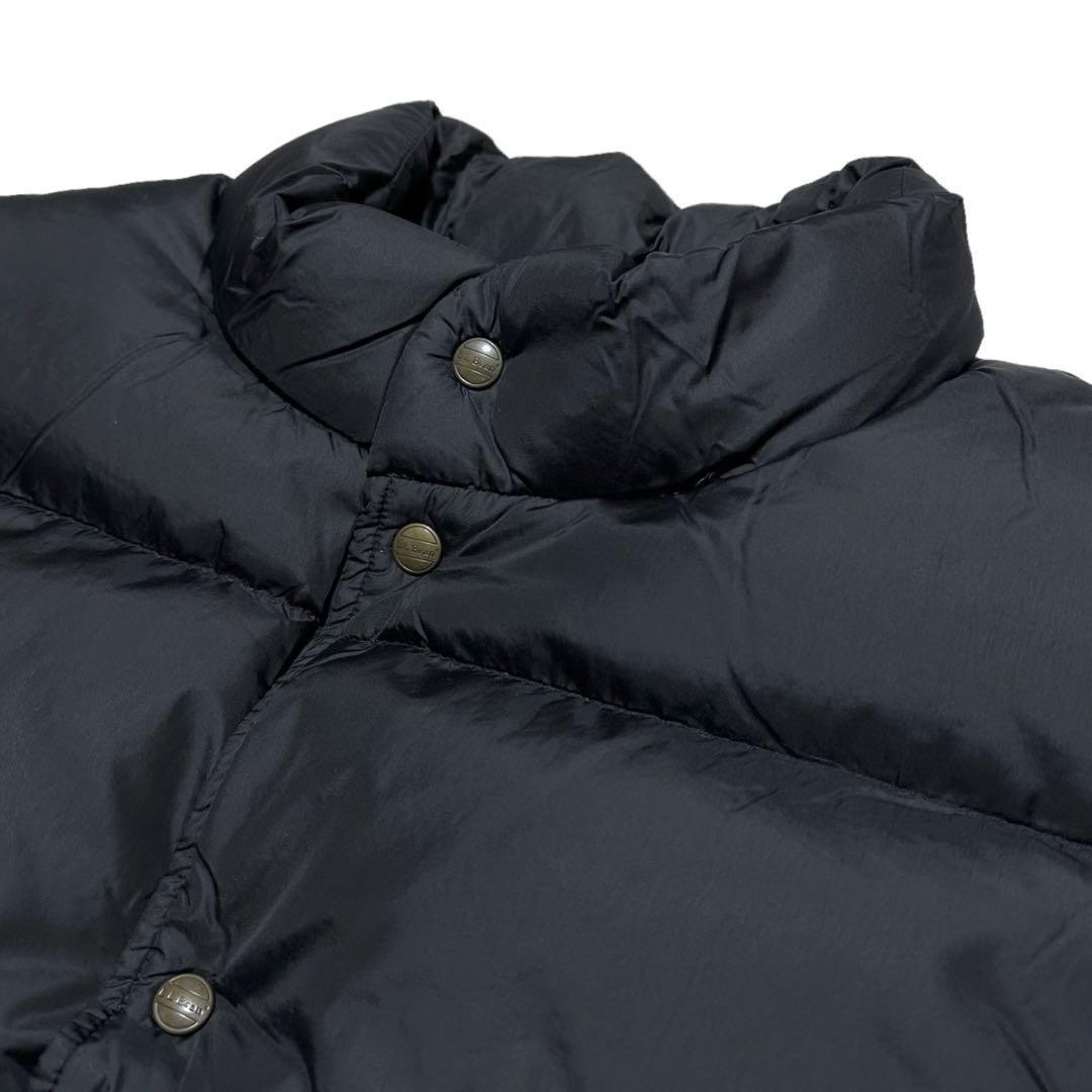 90s】LL BEAN /OUT DOORSタグ ダウンベスト ブラック XL エルエル