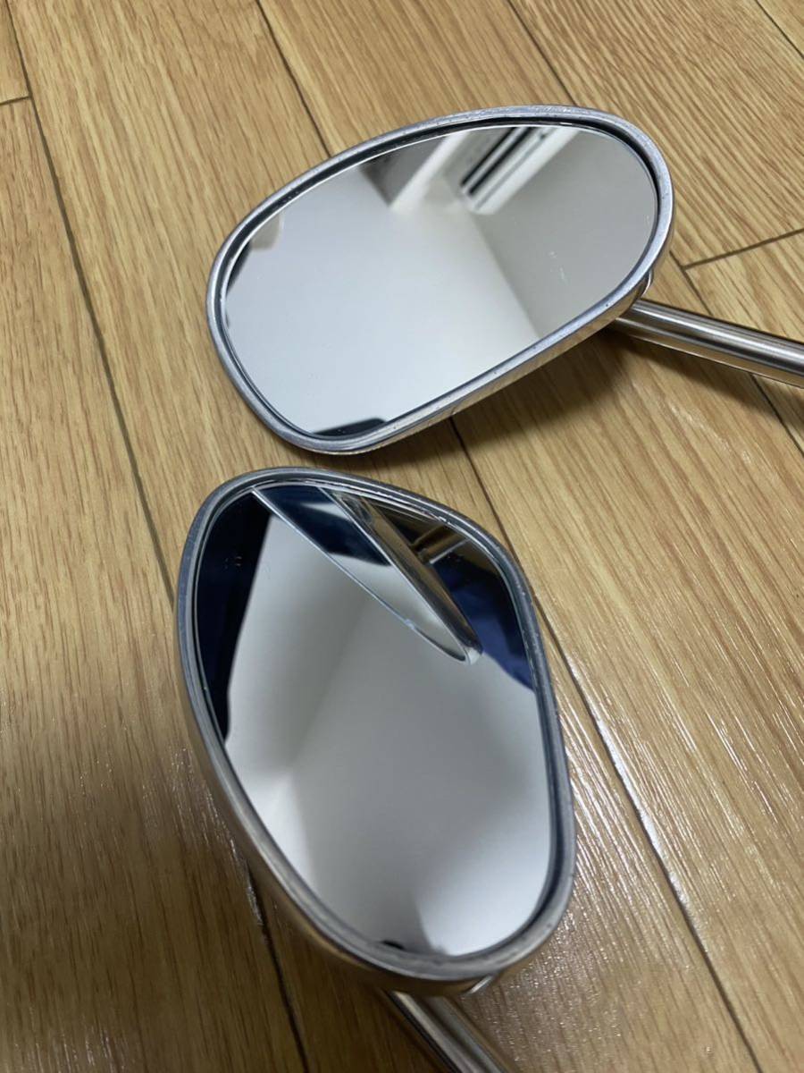 ポッシュ POSH アルミキャスティングミラー 左右セット ビンテージ