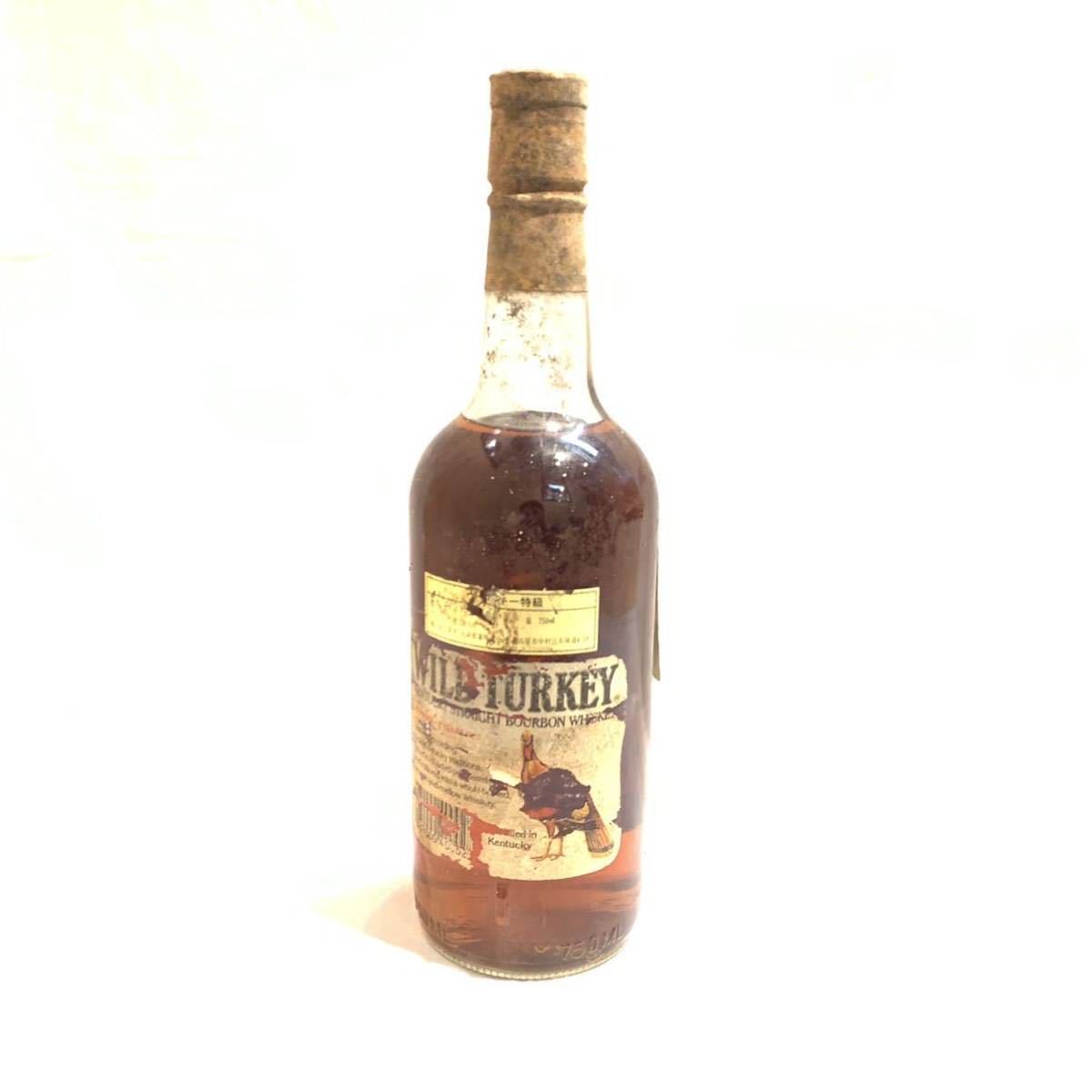 Yahoo!オークション - 【未開栓】 WILD TURKEY 8年 旧ボトル バーボン