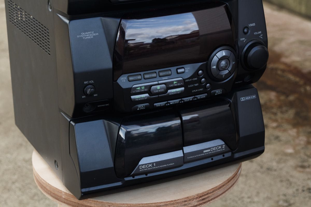 CDチェンジャー/カセットテープ/ラジオ コンポ Panasonic SA-AK20