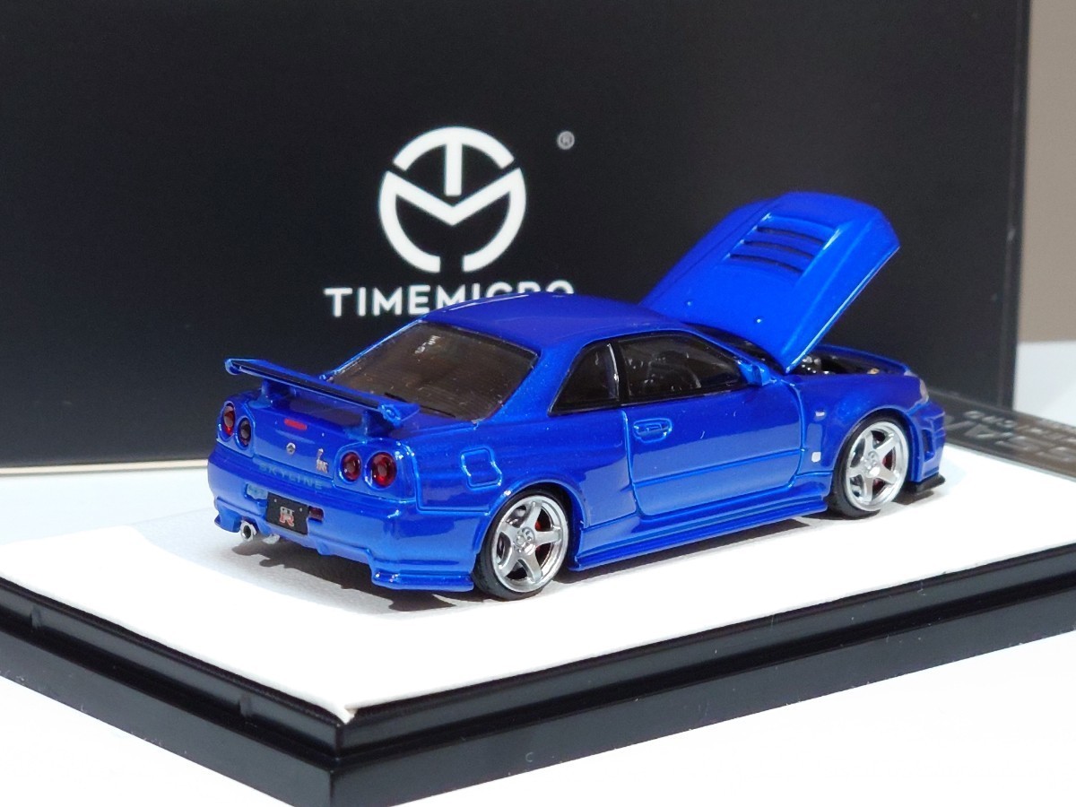 新品未開封】 TIMEMICRO 1/64 NISSAN R34 GTR 日産 スカイラインGT-R