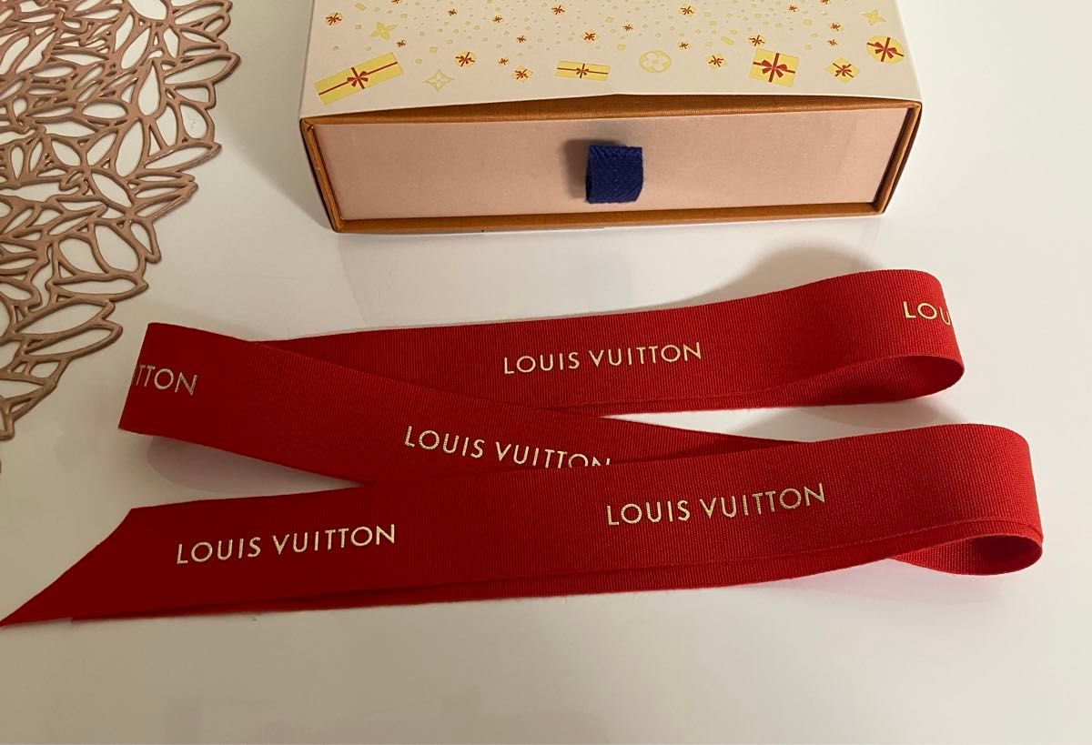 ルイ・ヴィトン LOUIS VUITTON ショップ袋 ギフトボックス リボン