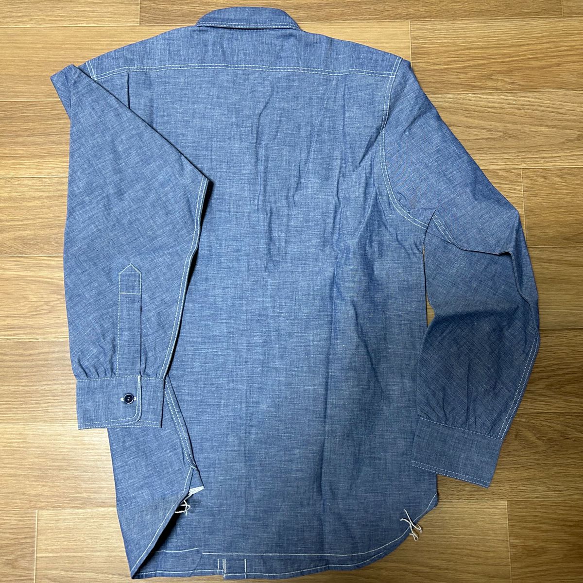新品 サイズ15 アウトレット品 リアルマッコイズ USN シャンブレー