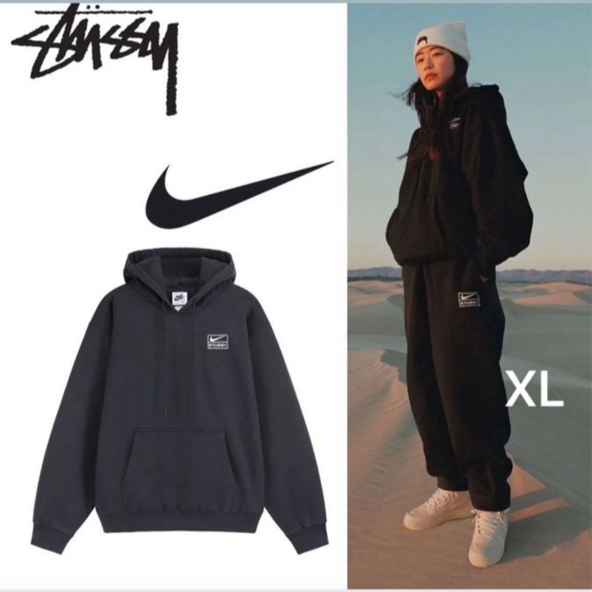 新品】ステューシー×ナイキ セットアップ STUSSY NIKE パーカー｜Yahoo