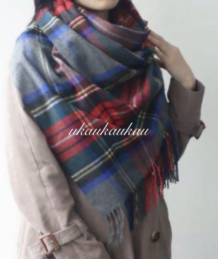 日本別注】新品 ジョンストンズ カシミア ストール マフラー グレー