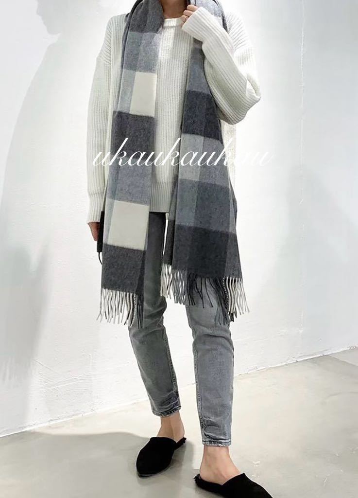 定価86 900円 未使用 ジョンストンズ カシミア 大判 ストール マフラー