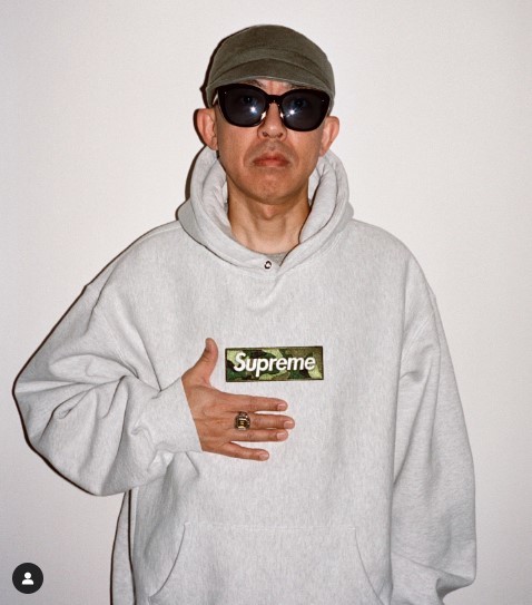 Supreme Box Logo Hooded Sweatshirt Ash Grey Medium Camo
