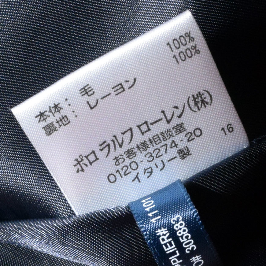 イタリア製 美品 レディース2 ラルフローレン ブレザー ウール