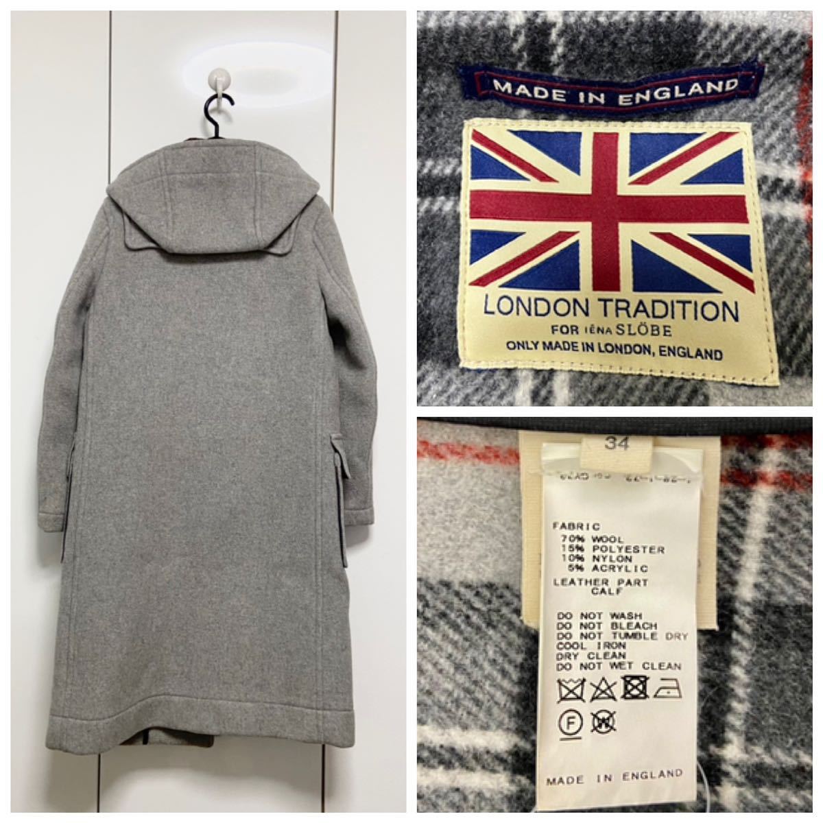 美品 SLOBE IENA × LONDON TRADITION 別注 ロング ダッフルコート 定価