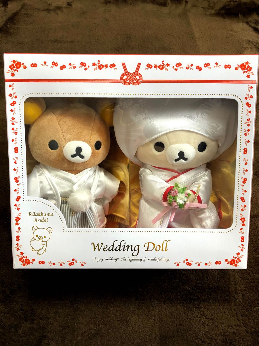 リラックマ&コリラックマ 結婚式 ウェディング ウェルカムドール