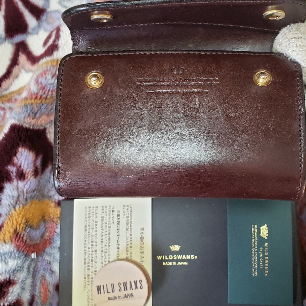 付属品完備 WILDSWANS ワイルドスワンズ BYRNE バーン saddle leather