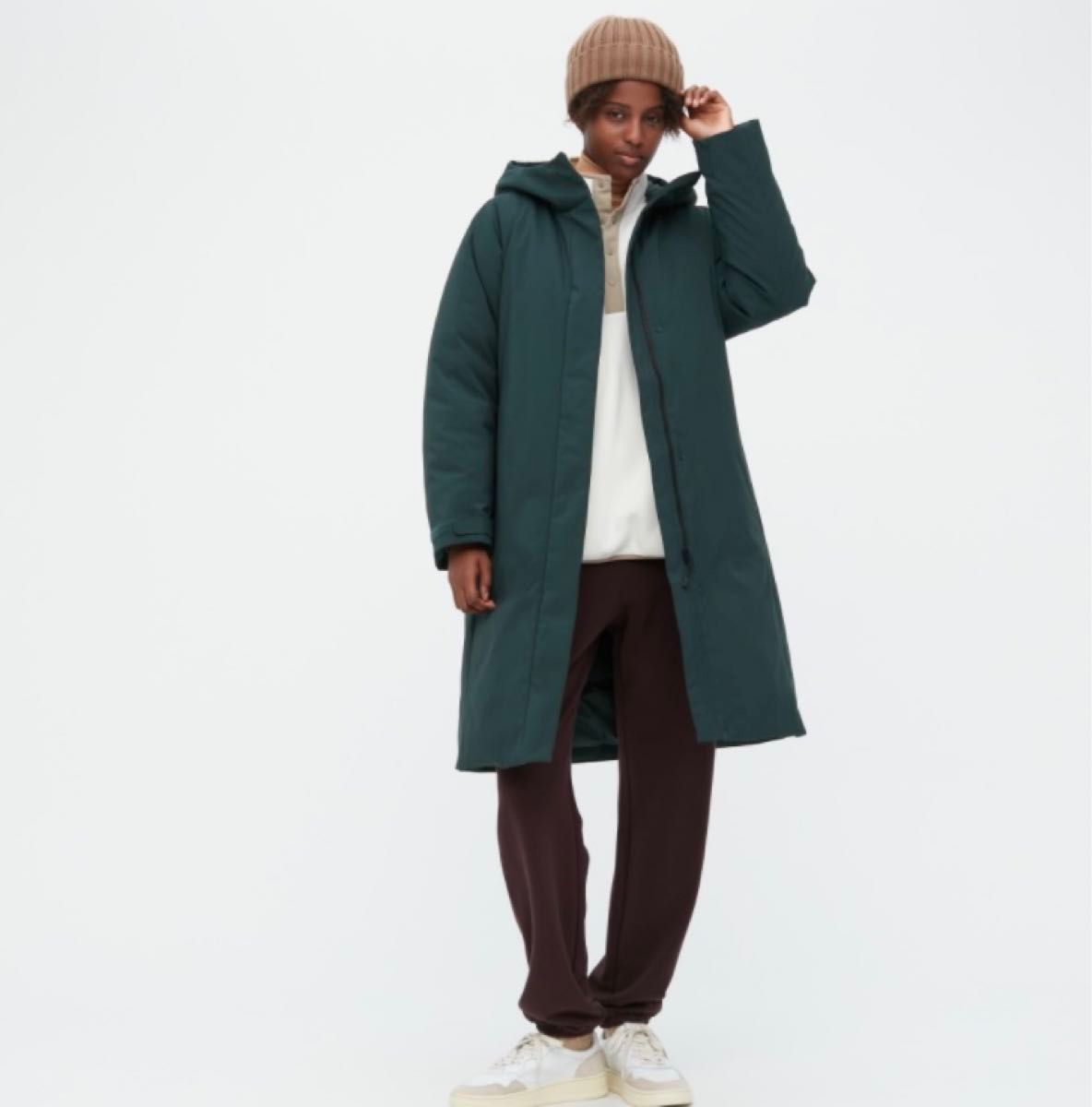 UNIQLO ウルトラウォーム ハイブリッドダウン ロングコート Lサイズ