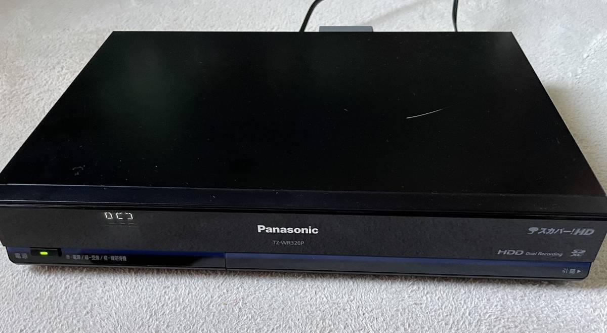 スカパーダブルチューナー320GBHDDレコーダー TZ-WR320P美品 + coiny