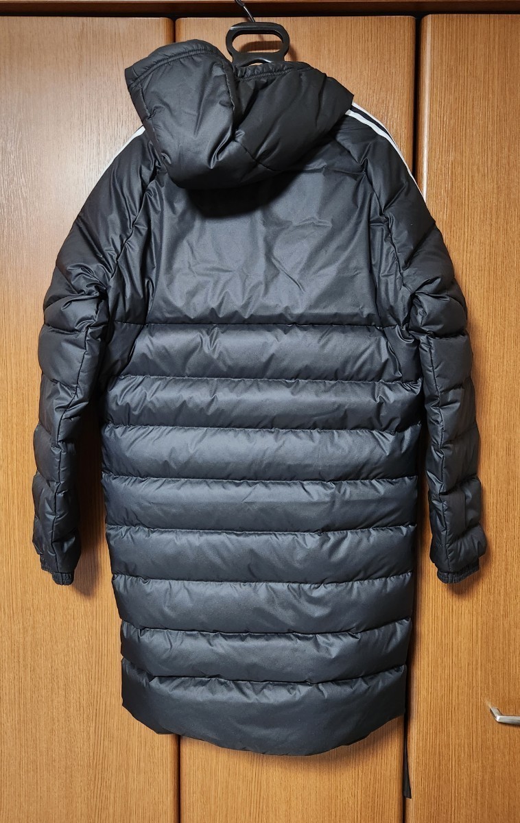 新品/未使用/25000円【アディダス ベンチコート ダウンジャケットO】黒