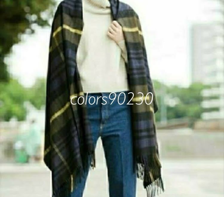 廃盤希少 BEAMS別注 極美品 ジョンストンズ カシミア ストール