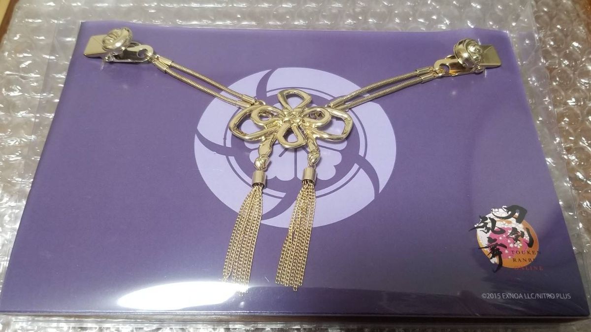 フェリシモ FELISSIMO 刀剣乱舞 とうらぶ アクセクリップ へし切長谷部