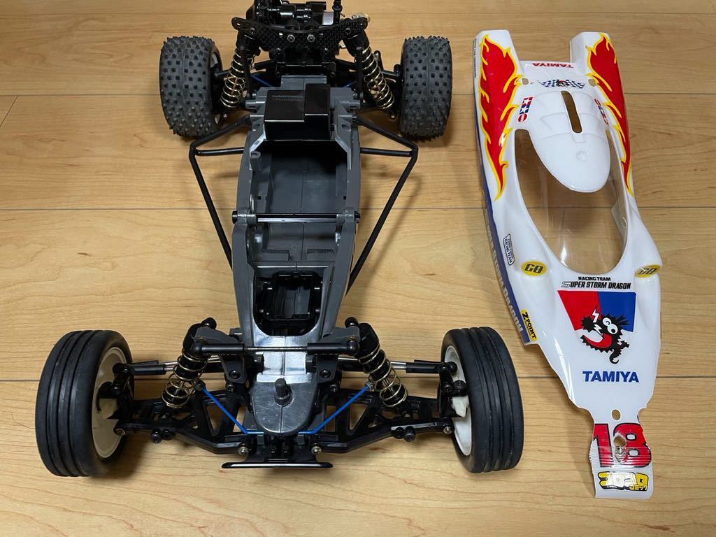 タミヤ DT03 スーパーストームドラゴン ボディ仕様 オプション付き 2WD