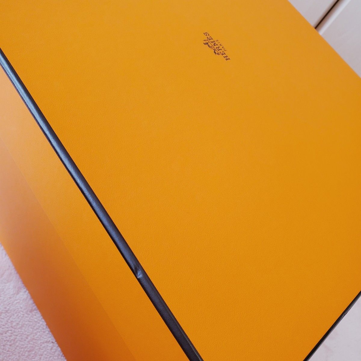 エルメス HERMES ピコタンMM用 空き箱 空箱 オレンジ ボックス 大きな