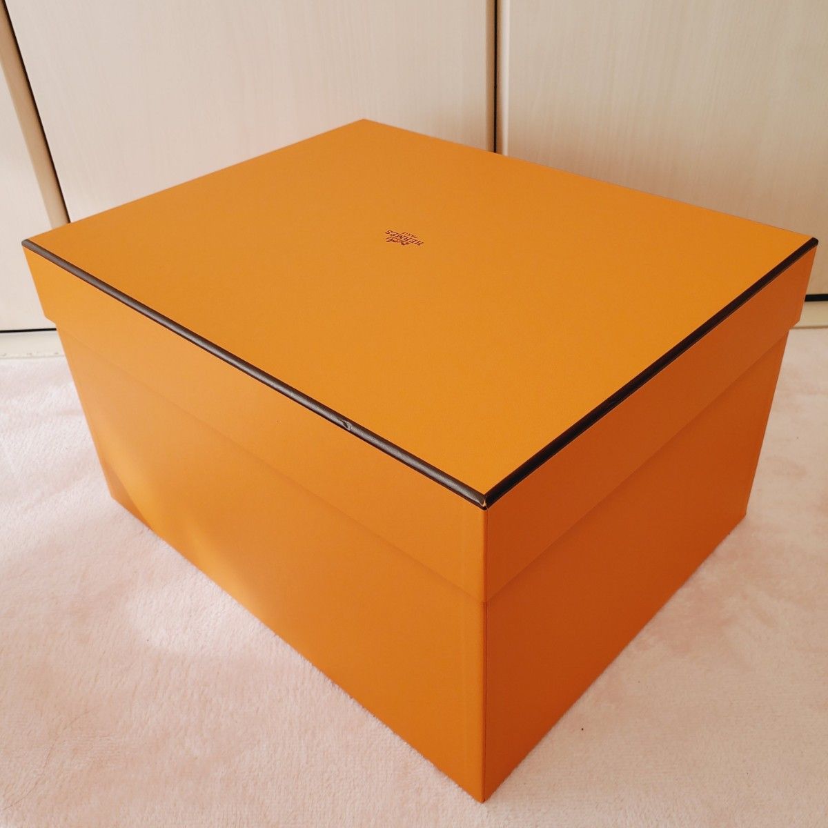 エルメス HERMES ピコタンMM用 空き箱 空箱 オレンジ ボックス 大きな