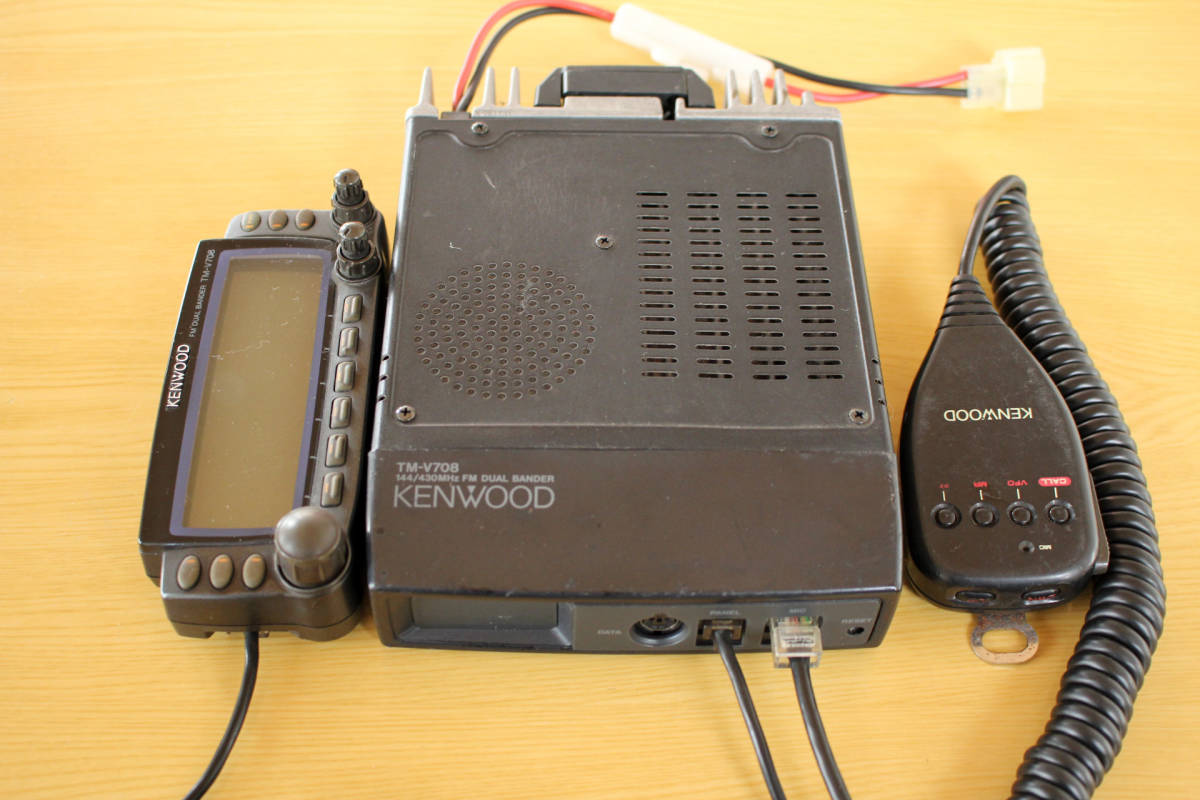 Yahoo!オークション - KENWOOD TM-V708 144/430MHz 20W機