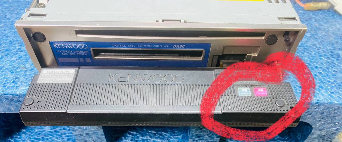Yahoo!オークション - KENWOOD MZ919 1DINサイズMD/CD スペアナ 訳有