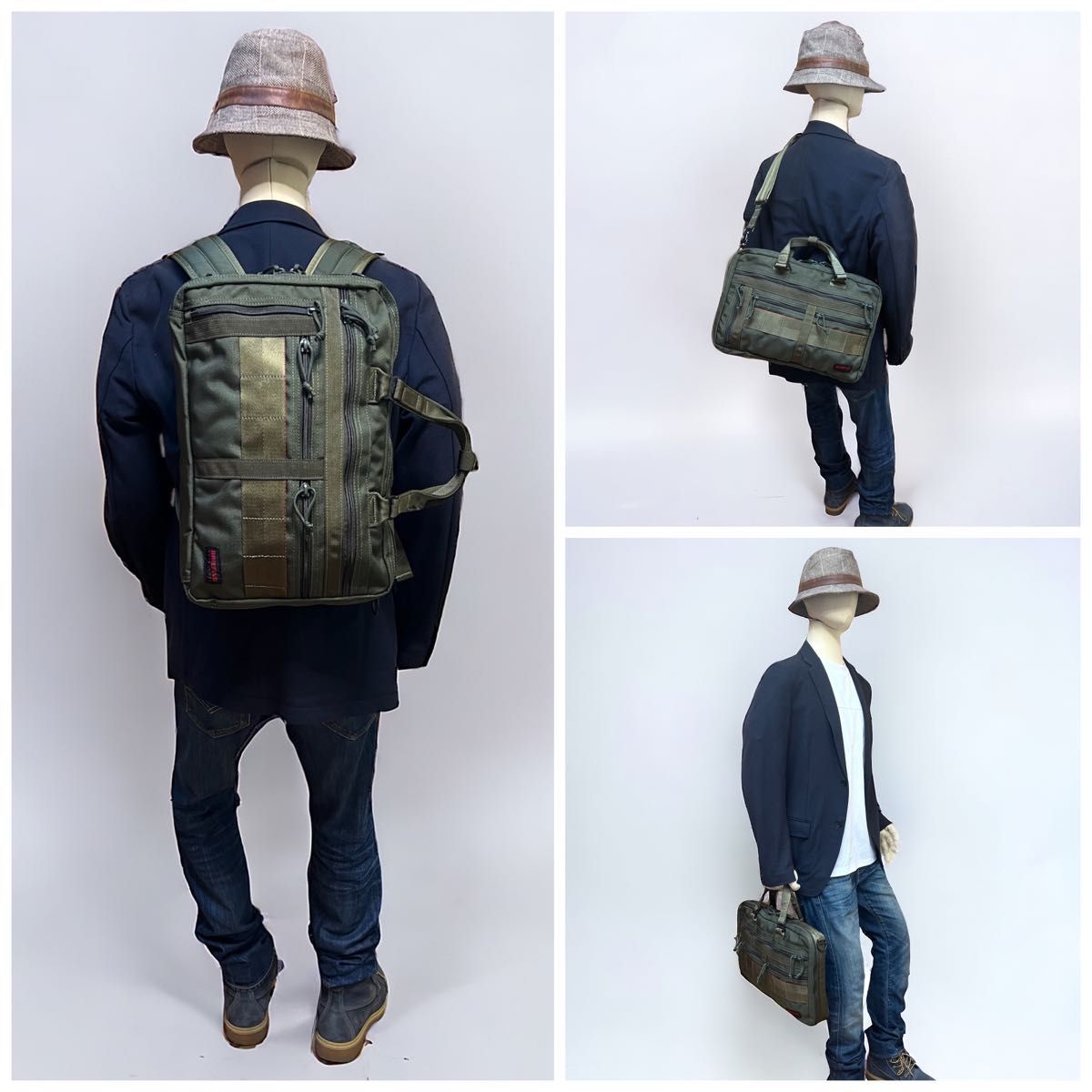 希少】BRIEFING A4 3WAY LINER RANGGER GREEN ブリーフィング ビジネス