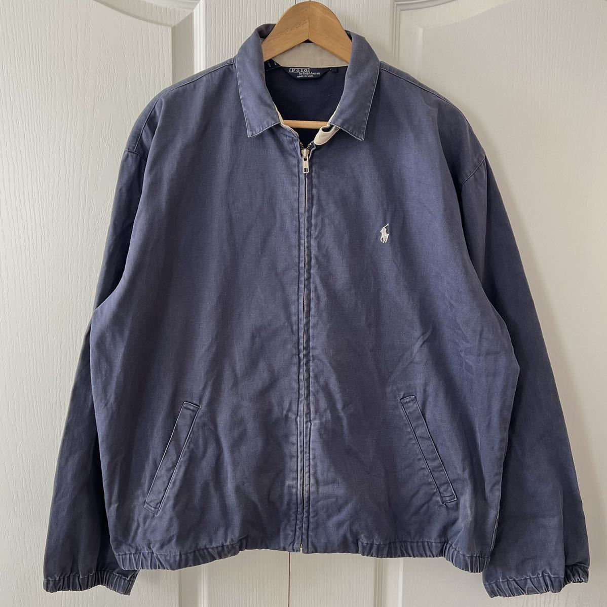 Ralph Lauren USA製 ラルフローレン スウィングトップ ブルゾン ブルー