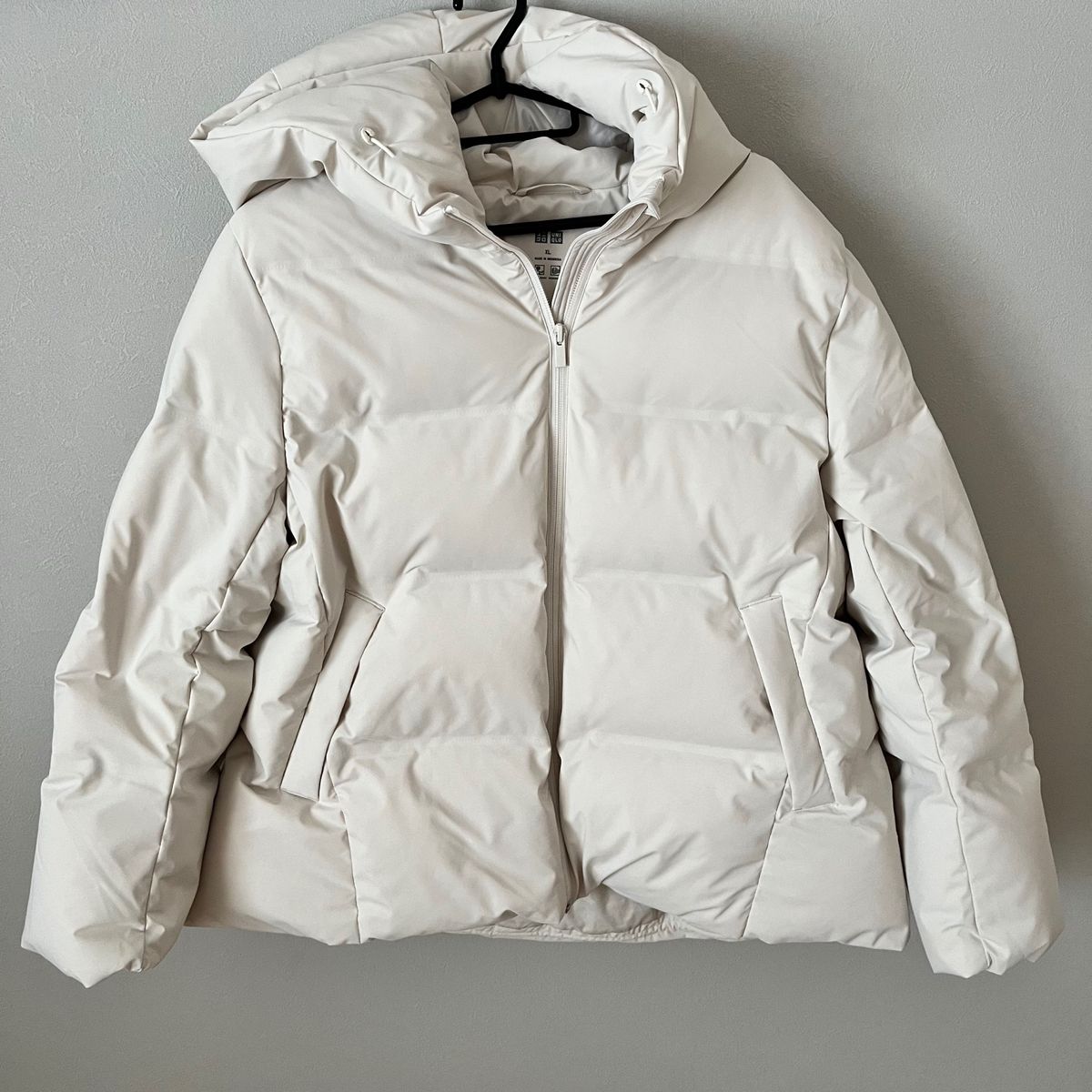 ユニクロ UNIQLO シームレス ダウンパーカー WOMEN XL オフホワイト