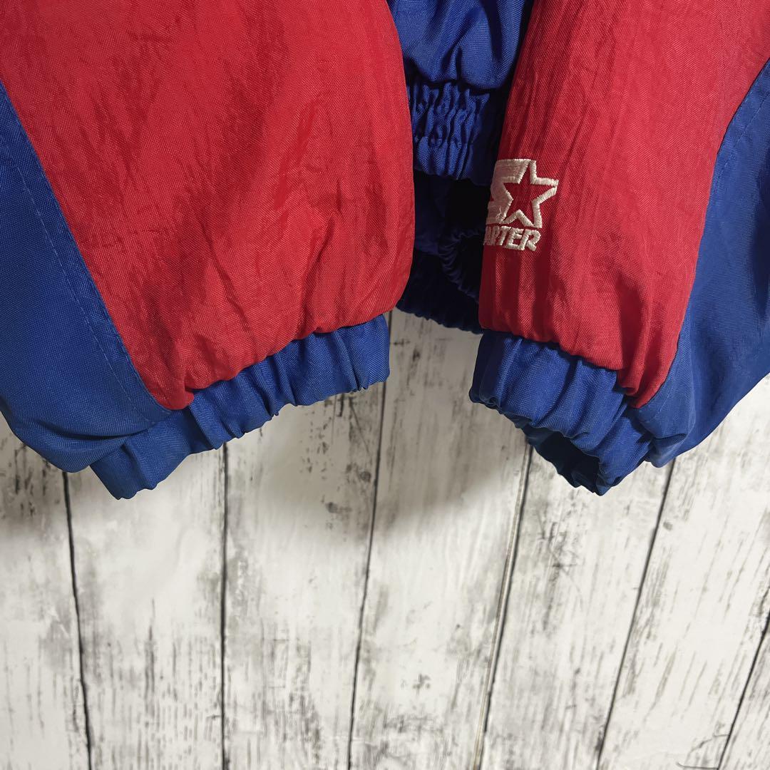 90's STARTER スターター アノラックパーカー ハーフジップ 2XL 中綿