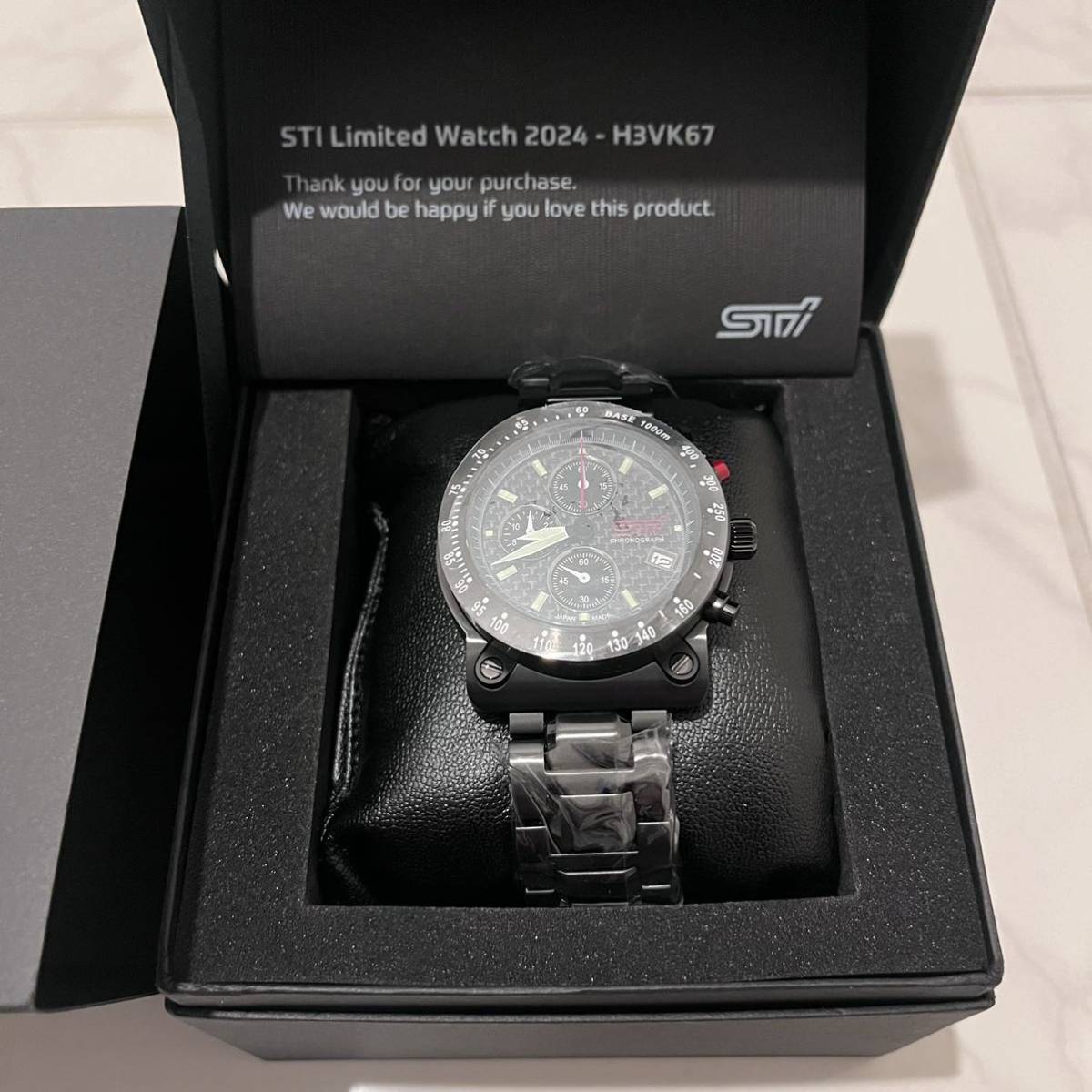 Yahoo!オークション - 【新品 限定品】STI SPORTS CHRONOGRAPH 2024 ス