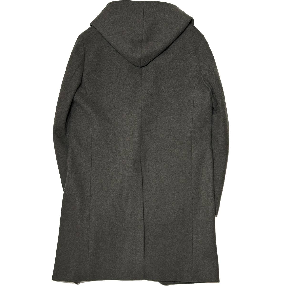 定価10万 ATTACHMENT カシミヤ混ニットフラノ3レイヤーフード付き