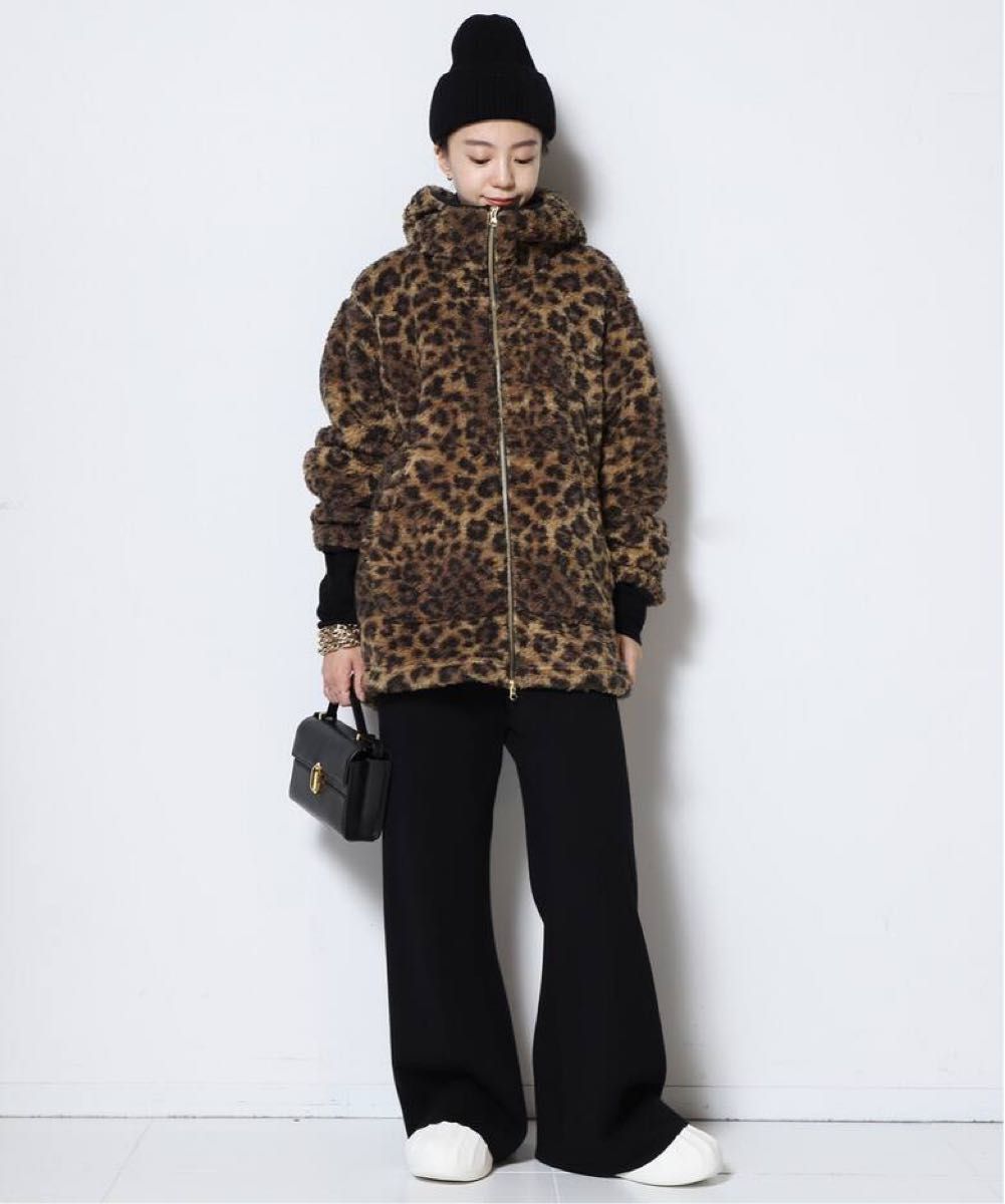 MUSE de Deuxieme Classe【JOHNBULL/ジョンブル】LEOPARD FLEECE ZIP