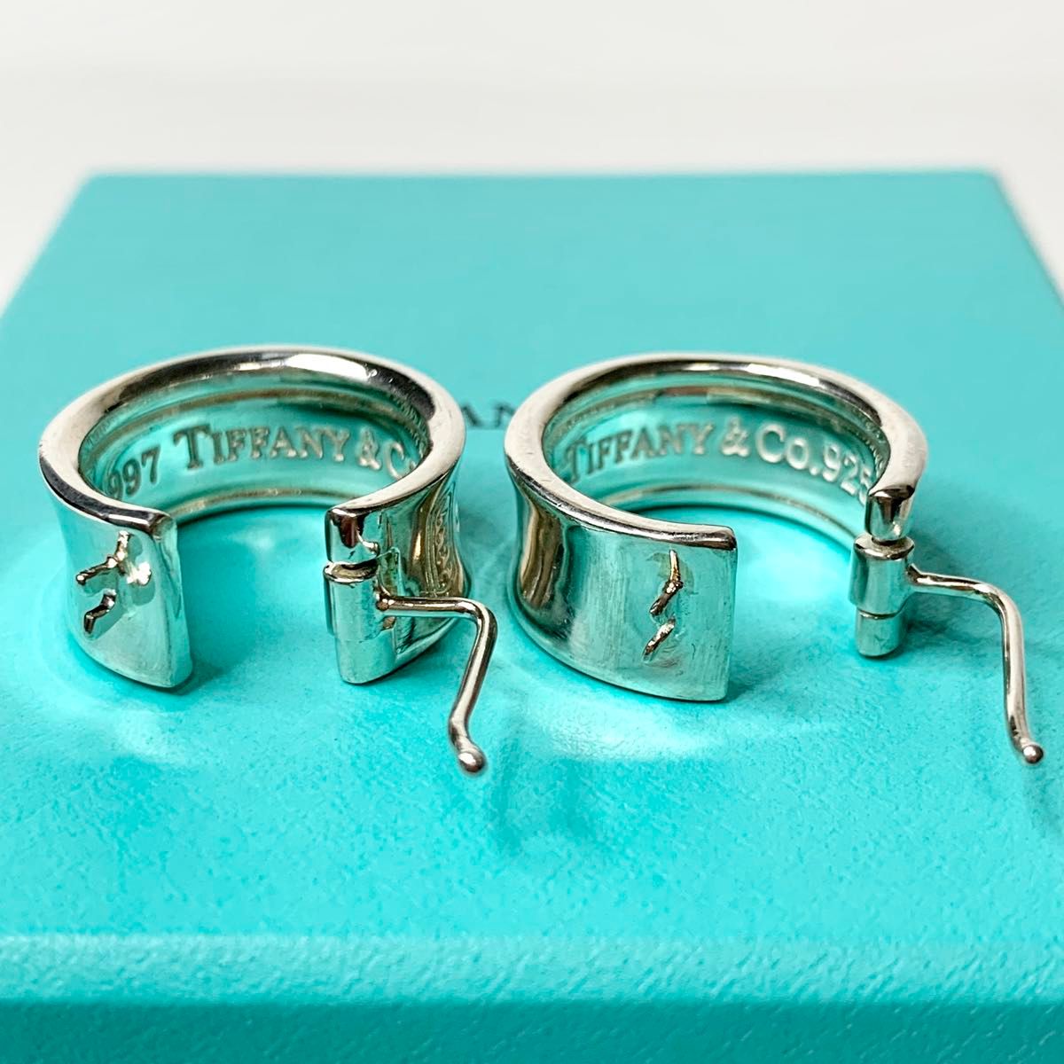 希少 TIFFANY&Co ナロー フープ ピアス ティファニー 廃盤 aw2｜Yahoo
