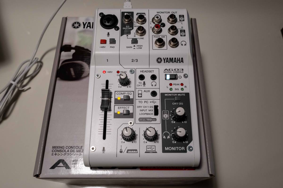 Yahoo!オークション - 【美品】YAMAHA AG03 付属品 外箱