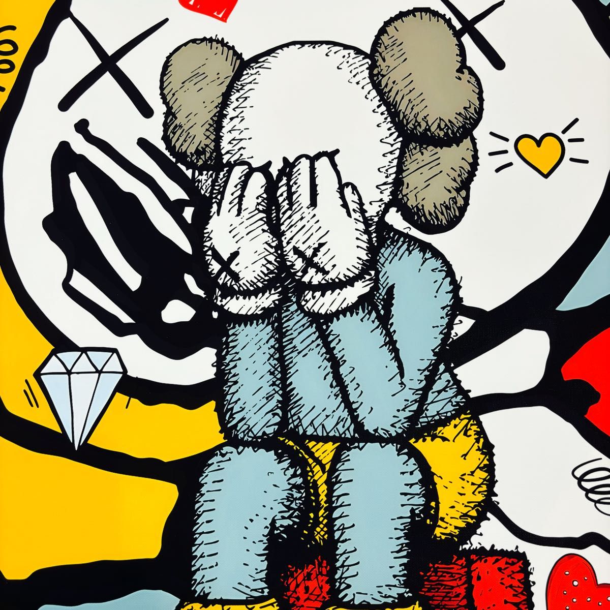 ポスター】KAWS(カウズ)12 ベアブリック(A1サイズ)｜Yahoo!フリマ（旧