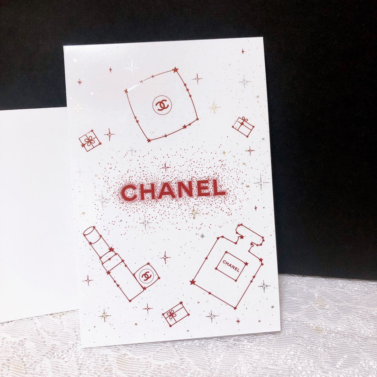 シャネル「CHANEL」ショッパー 限定メッセージカード付き 特大サイズ