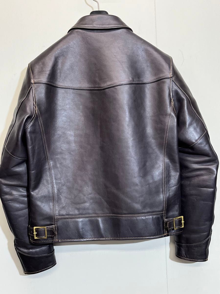 The Flat Head フラットヘッド ライダースジャケット 38 ホースハイド