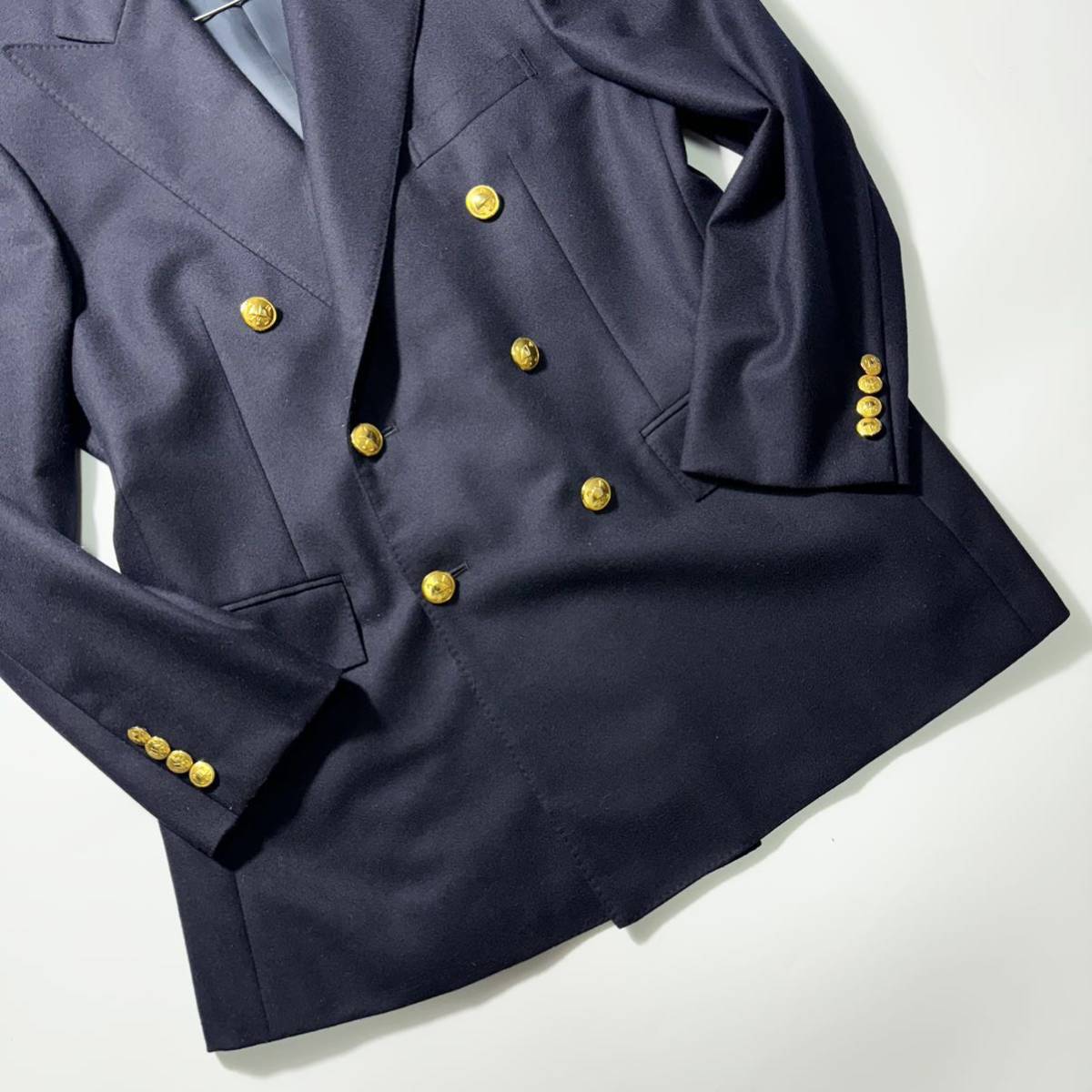 極美品 AB7》ポロラルフローレン Polo Ralph Lauren ブレザー 紺ブレ