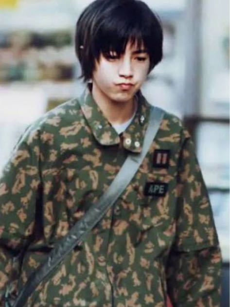 希少 アーカイブ『A BATHING APE』90sデジカモ2WAYレインジャケット ア
