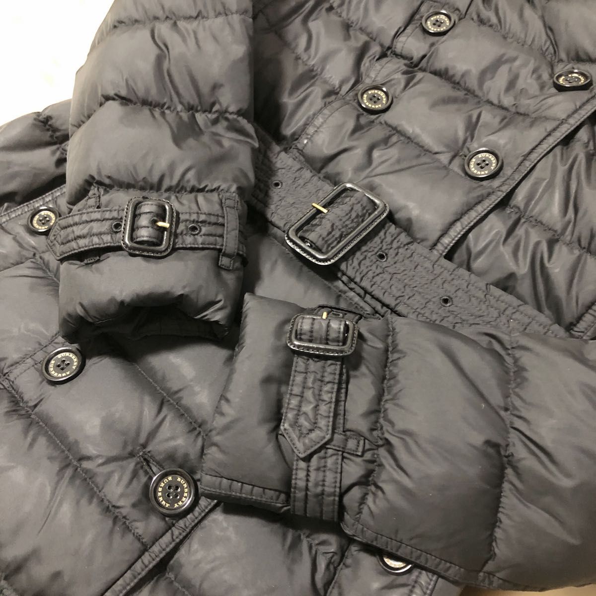 BURBERRY バーバリー ダウンコート ダウンジャケット ベルト ファー