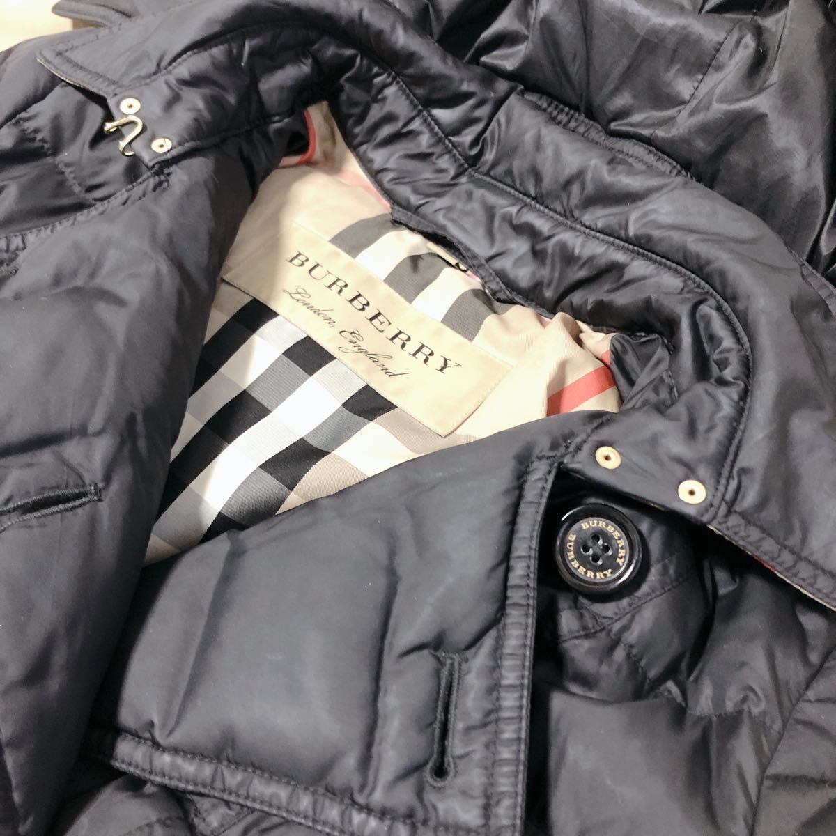 BURBERRY バーバリー ダウンコート ダウンジャケット ベルト ファー