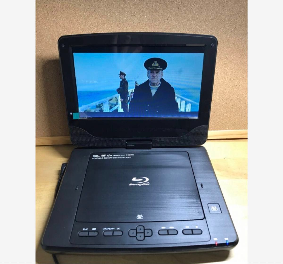 TEES ポータブルDVD・BD・Blu-rayブルーレイディスクプレーヤー/PBD