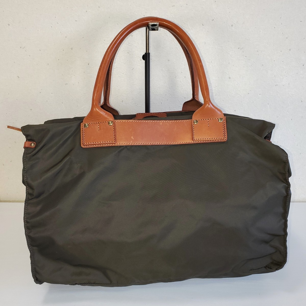 美品 Felisi フェリージ P4/6 ナイロン/レザー ボストンバッグ