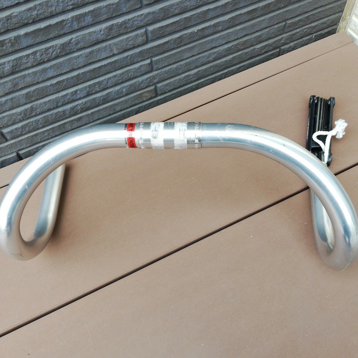 NJS 競輪 NITTO 軽合ハンドル 360㎜ B 125 アルミドロップハンドル