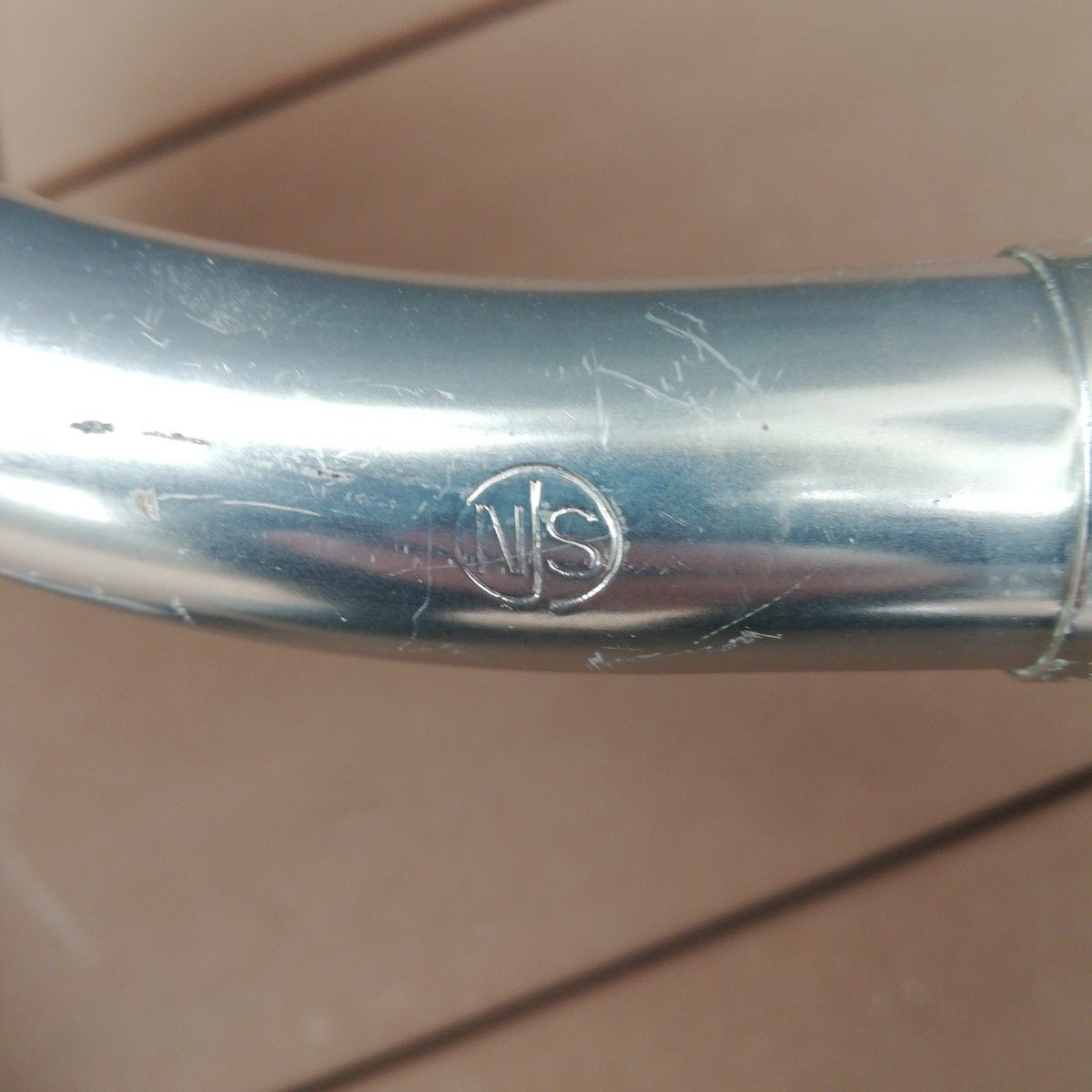 NJS 競輪 NITTO 軽合ハンドル 360㎜ B 125 アルミドロップハンドル