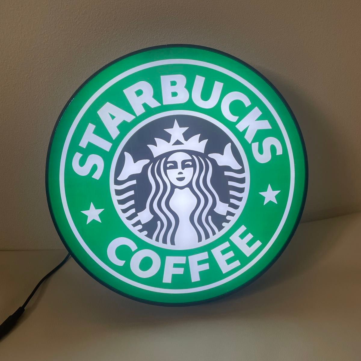 スターバックス 旧ロゴ看板ライトレプリカ Starbucks ネオンサイン
