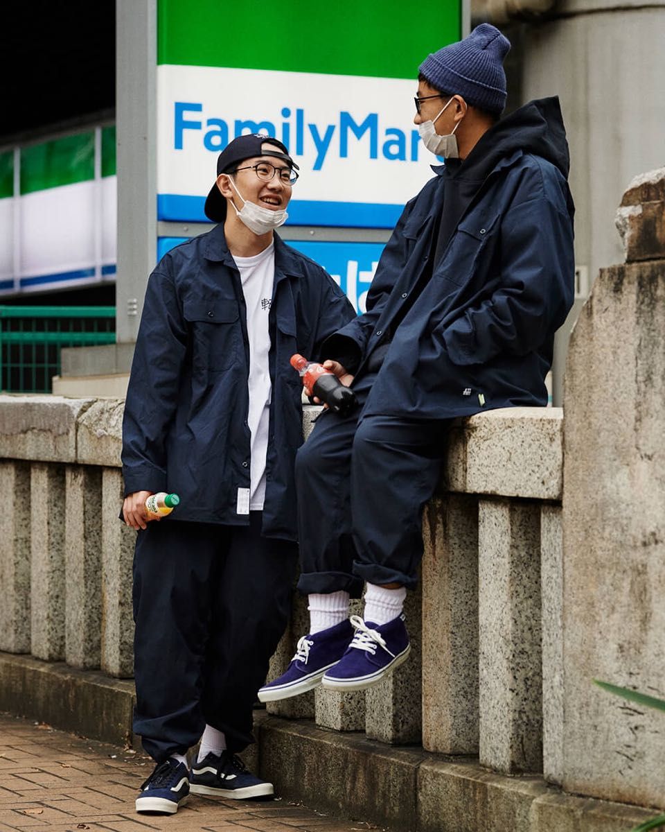 A H + SSZ WORK SHIRT NAVY ah h brochure BEAMS H 長谷川昭雄 加藤