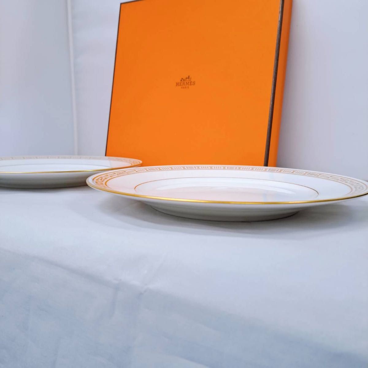 HERMES エルメス プレート 食器 皿 エーゲ エーゲソレイユ ゴールド 2